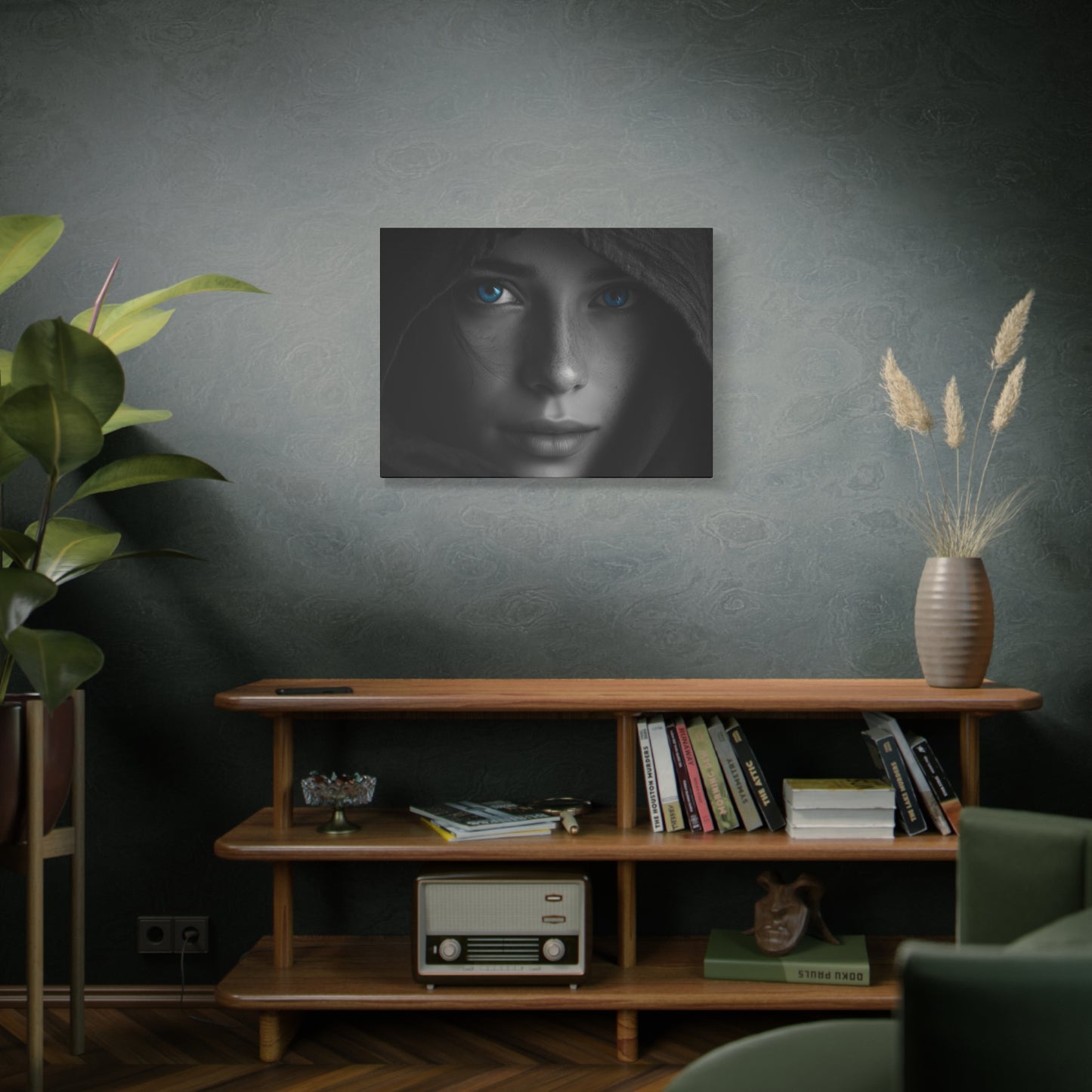 Spice - Selective Color Art, Pop of Color, Canvas Wall Art.
