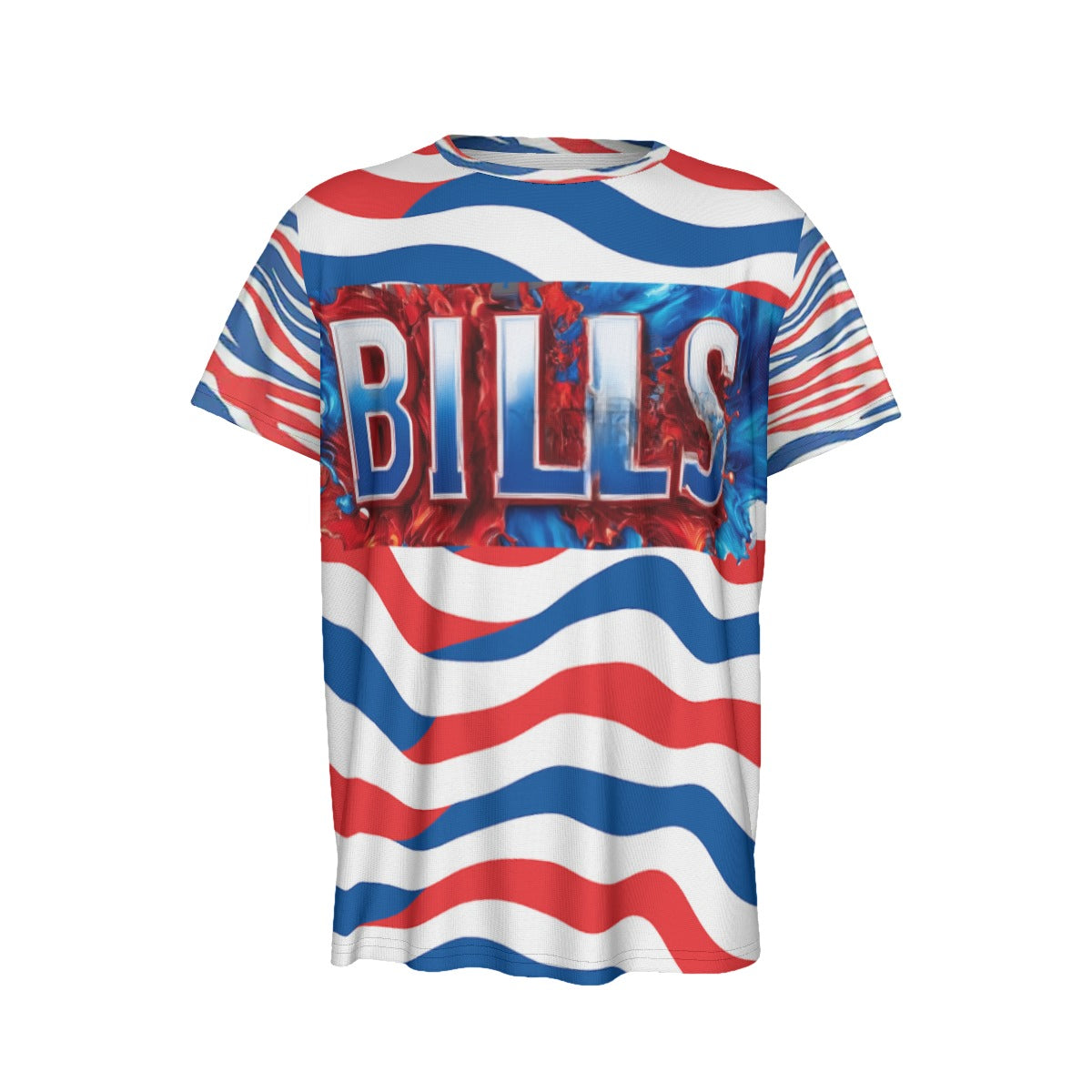 All-Over Print Men's Round Neck Short Sleeve T-Shirt