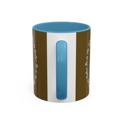 Mushroom Hunting Coffee Mug – "My Spore Time Is Spent" Rustic Forager Accent Mug