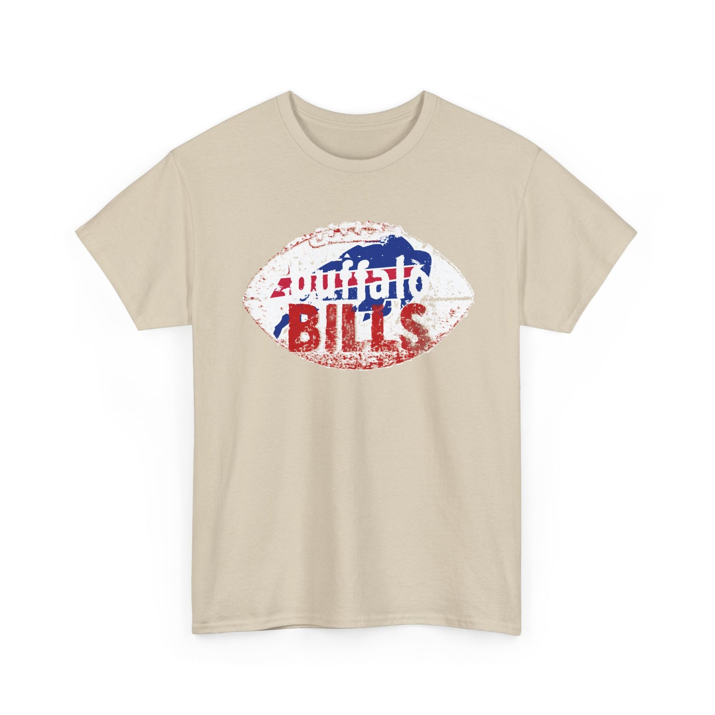 Buffalo Bills Football -Unisex Heavy Cotton Tee - Sports T-Shirt, NFL Fan Gear, Game Day Apparel, Gift for Him/Her, Athletic Wear
