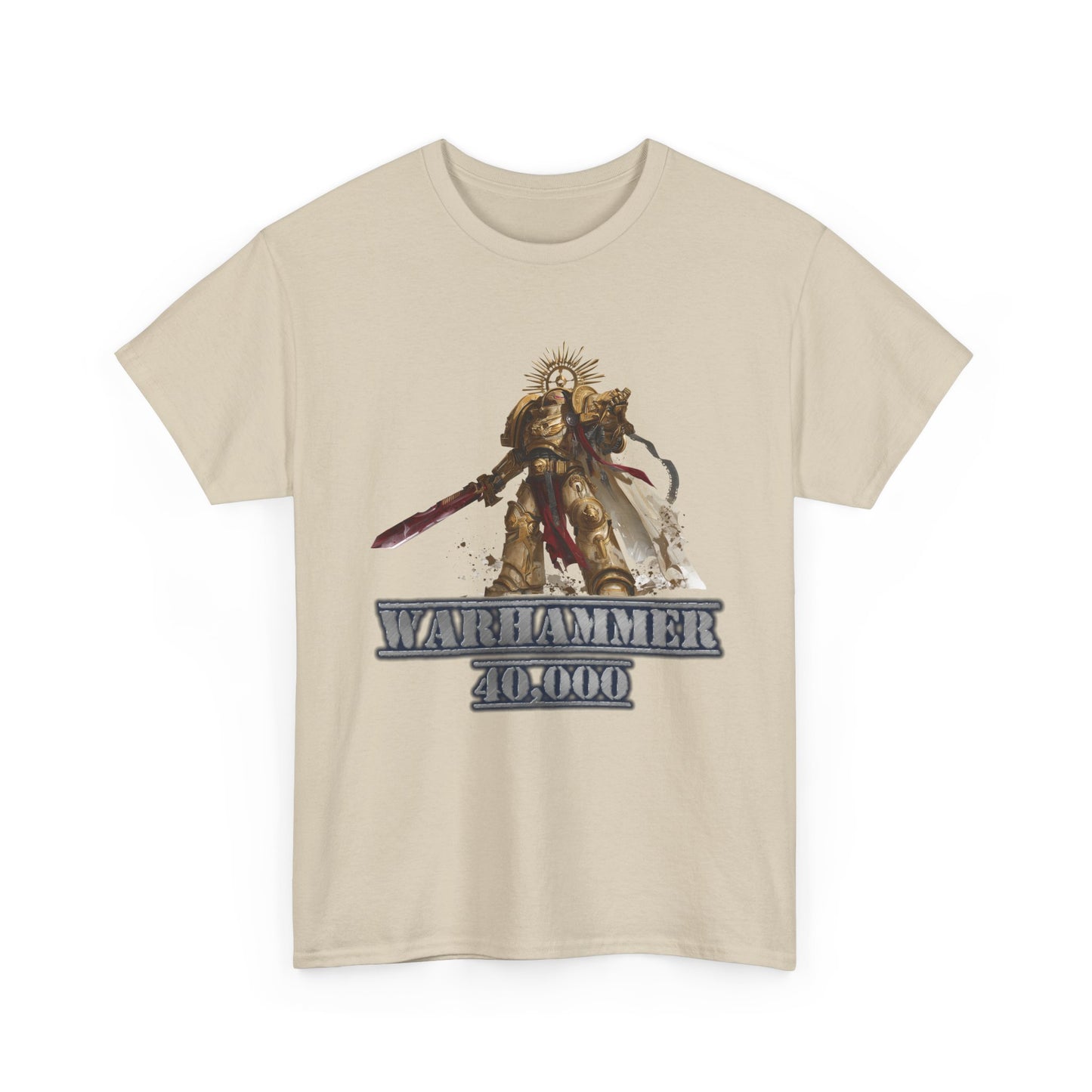 Warhammer 40,000 Unisex Heavy Cotton Tee, Gamer T-Shirt, Nerd Apparel, Gaming Gift, Casual Wear