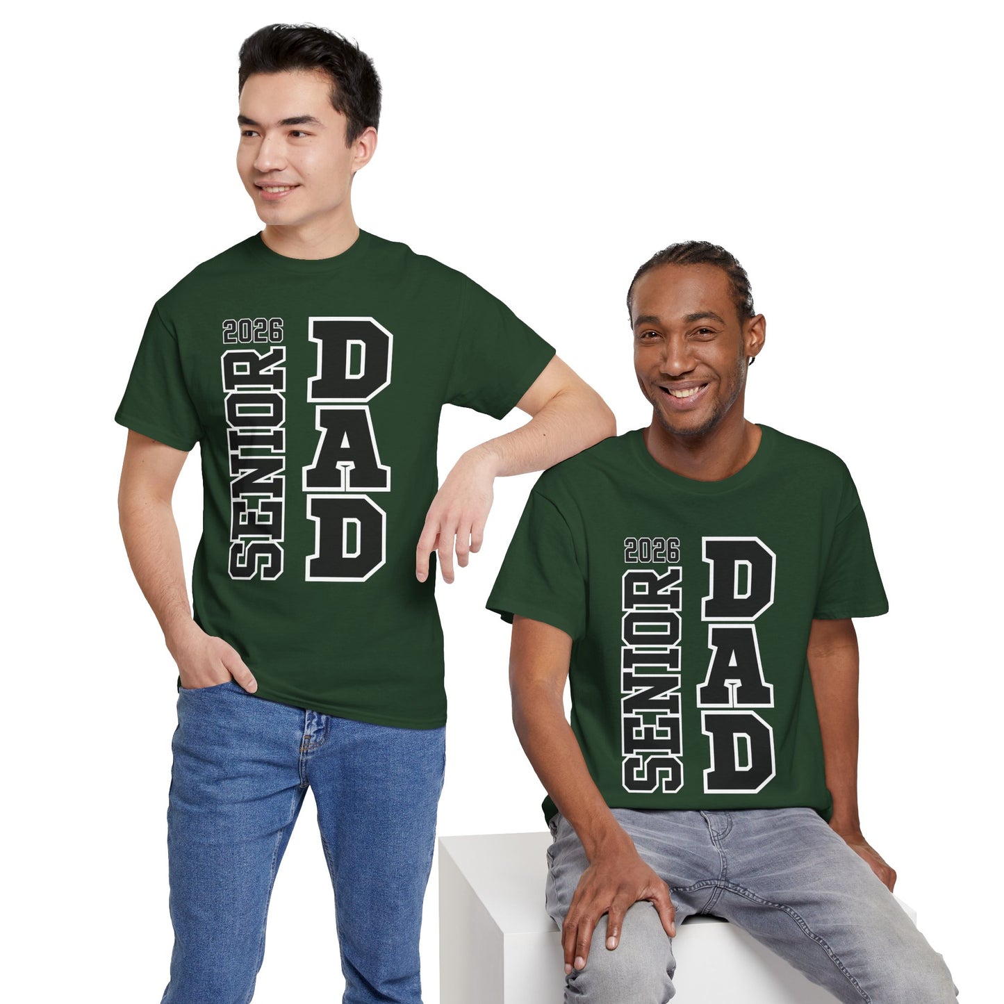 Senior Dad -Class of 2026 Graduation Tee, Unisex Heavy Cotton Shirt, Senior T-Shirt, Personalized Graduation Gift, Class Reunion Apparel, 2026 [...]