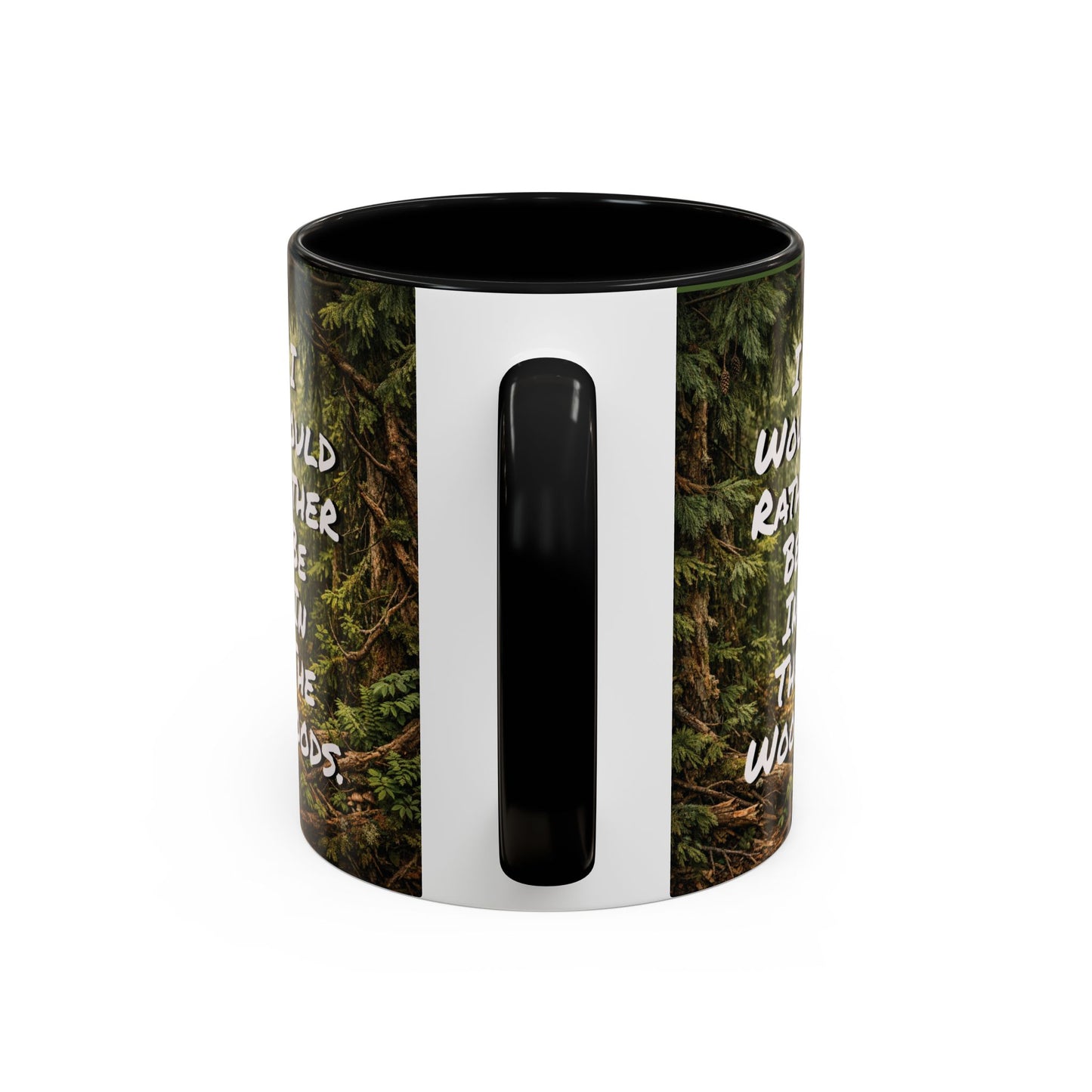"My Spore Time Is Spent Mushroom Hunting" #2 Accent Coffee Mug (11/15oz)