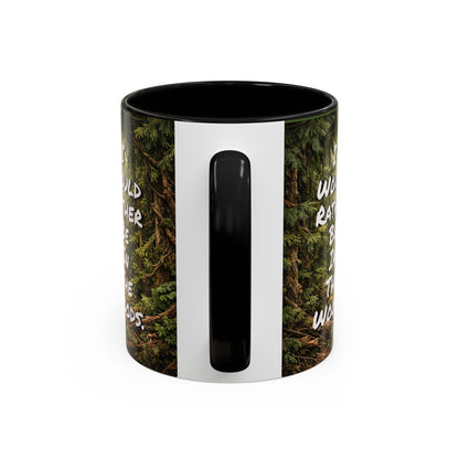 "My Spore Time Is Spent Mushroom Hunting" #2 Accent Coffee Mug (11/15oz)