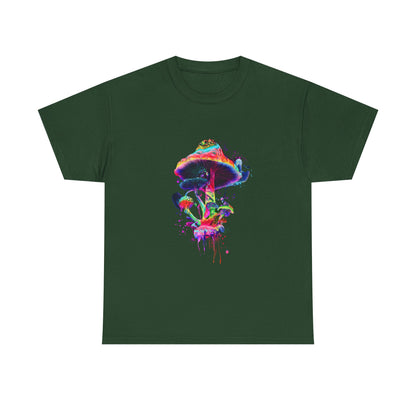 Colorful Psychedelic Mushroom Tee,