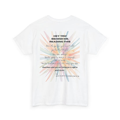Here's Your Answer (colorful sunburst, motivational verse)