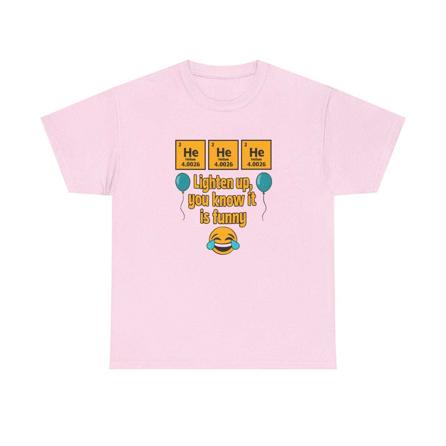 HeHeHe -Funny Science Humor Tee, Unisex Cotton Shirt for Science Lovers, Gift for Birthdays, Laughing Gift for Chemists, Quirky Humor T-shirt