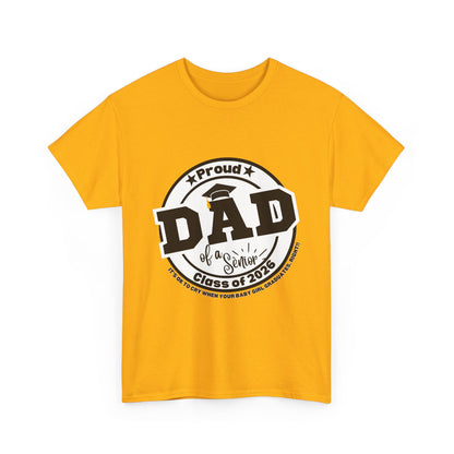 Senior Dad -Class of 2026 Graduation Tee, Unisex Heavy Cotton Shirt, Senior T-Shirt, Personalized Graduation Gift, Class Reunion Apparel, 2026 [...]