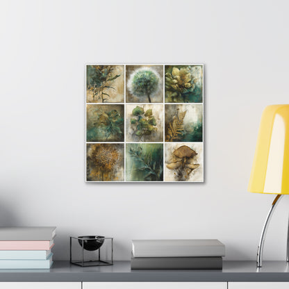 Natures Green Series #4 -Artistic Nature Canvas Wall Art, Plant Decor, Botanical Prints, Home Decor, Eco-Friendly Gift