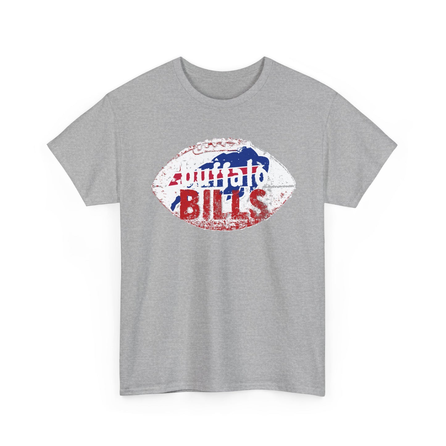 Buffalo Bills Football -Unisex Heavy Cotton Tee - Sports T-Shirt, NFL Fan Gear, Game Day Apparel, Gift for Him/Her, Athletic Wear