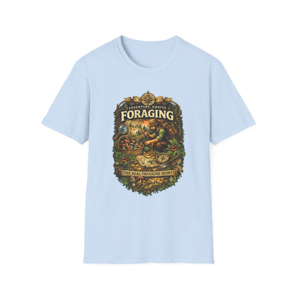 Foraging T-Shirt – 'Foraging: The Real Treasure Hunt' Outdoor Nature Tee