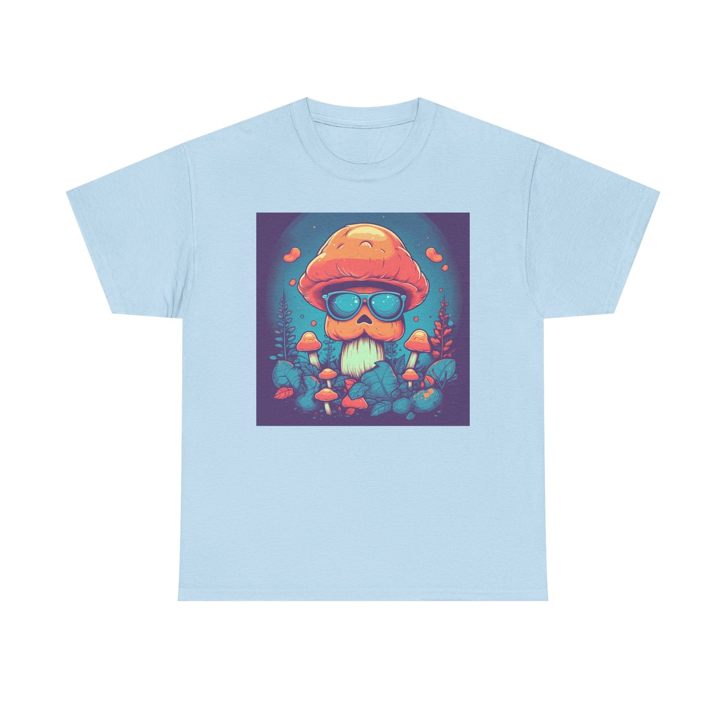 Cool Mushroom Vibes Unisex Tee, Retro Shirt, Gift for Nature Lovers, Chill Outfit, Eco-Friendly Apparel, Summer Wear