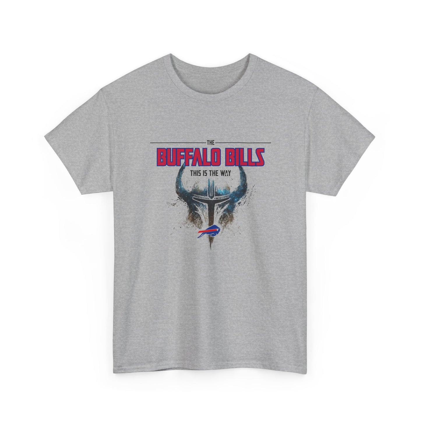 Buffalo Bills This Is The Way -Heavy Cotton Tee - Unisex Fan Shirt, Game Day Apparel, Sports Merchandise, Birthday Gift, Tailgate Outfit