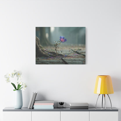 Urban Resilience: Floral Defiance in Concrete, Macro Photography of Hope--1aceswild.myshopify.com