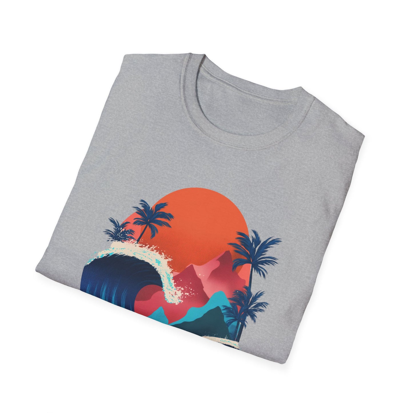 Surf Sunset T-Shirt — Tropical Wave Palm Beach Graphic Tee