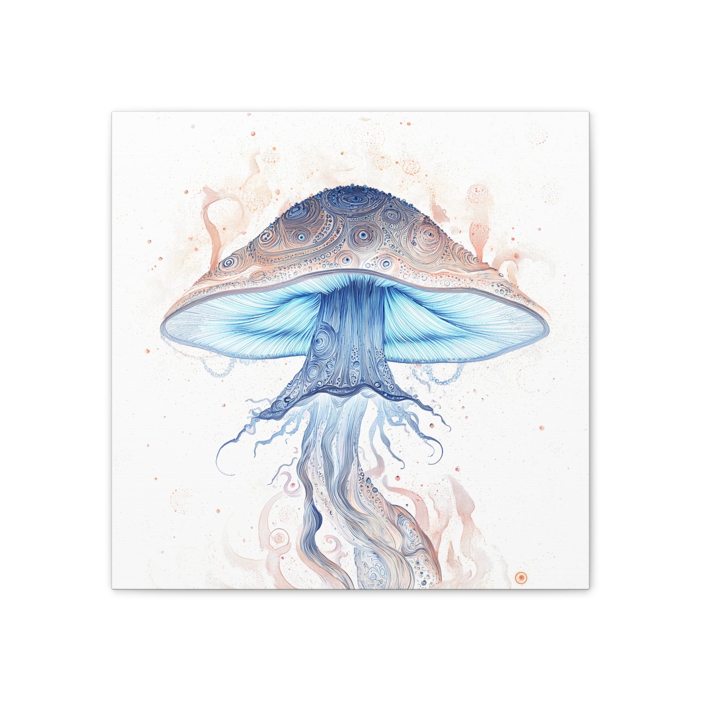 Daylight -Mushroom Canvas Art, Stretched Wall Decor, Bohemian Home Decor, Psychedelic Wall Art, Nature-Inspired Art