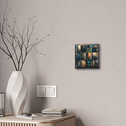 Natures Blue Green Series #2 -Botanical Wall Art, Nature-Inspired Home Décor, Eco-Friendly Canvas Print, Greenery Art Piece, Living Room Wall Hanging