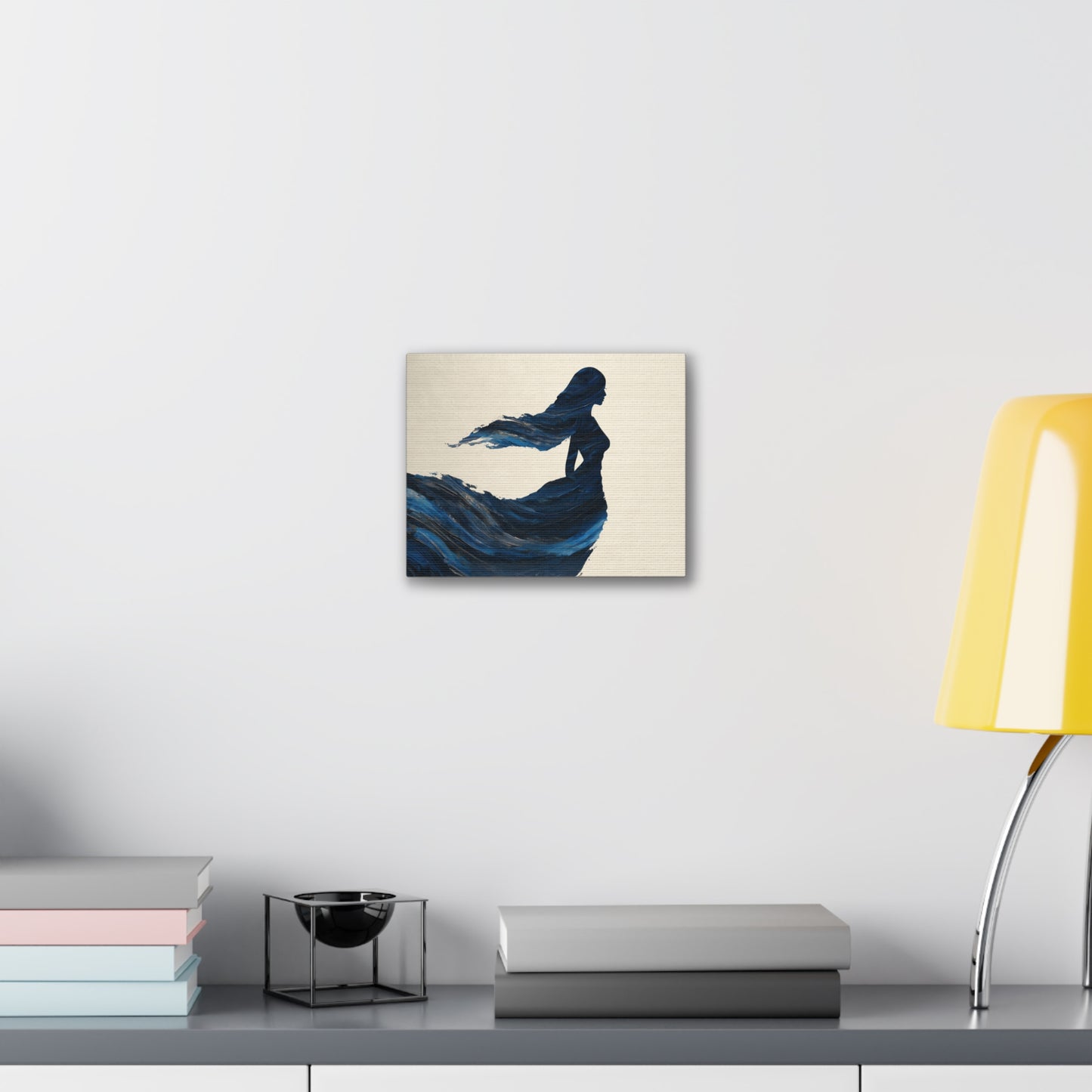 Waters Within -Elegant Wave Canvas Art, Boho Wall Decor, Ocean Themed Artwork, Gift for Her, Home Decor, Beach House Decoration