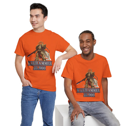 Warhammer 40,000 Unisex Heavy Cotton Tee, Gamer T-Shirt, Nerd Apparel, Gaming Gift, Casual Wear