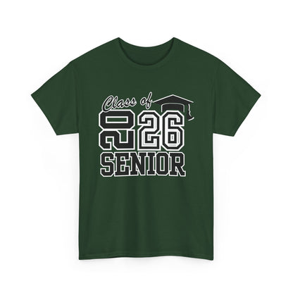 2026 Senior -Class of 2026 Graduation Tee, Unisex Heavy Cotton Shirt, Senior T-Shirt, Personalized Graduation Gift, Class Reunion Apparel, 2026 [...]