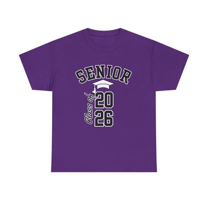Class of 2026 Graduation Tee, Unisex Heavy Cotton Shirt, Senior T-Shirt, Personalized Graduation Gift, Class Reunion Apparel, 2026 [...]