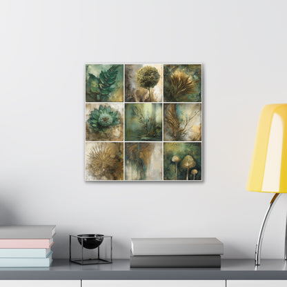 Natures Green Series #2 -Artistic Nature Canvas Wall Art, Plant Decor, Botanical Prints, Home Decor, Eco-Friendly Gift