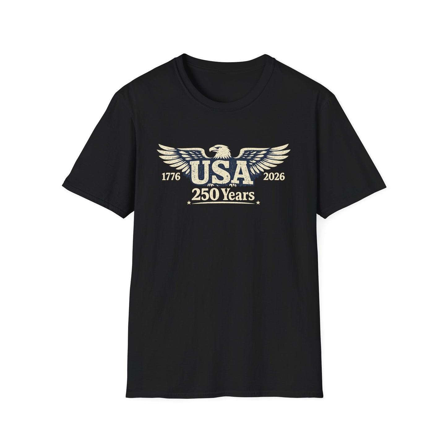 USA 250 Years Graphic T-Shirt — 1776–2026 Bicentennial Eagle Tee