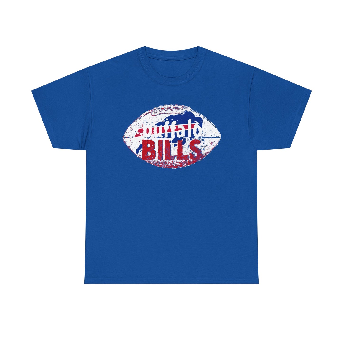 Buffalo Bills Football -Unisex Heavy Cotton Tee - Sports T-Shirt, NFL Fan Gear, Game Day Apparel, Gift for Him/Her, Athletic Wear