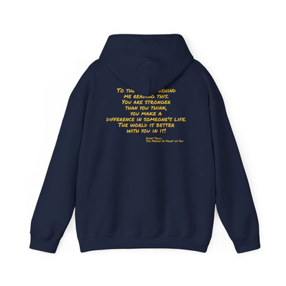 Better World - Inspirational Quote Hoodie — "You Are Stronger Than You Think" Back Print