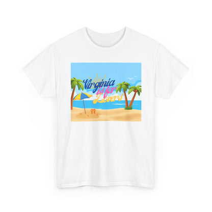 Virginia Is For Lovers - Beach Summer Vibes Tee, Beach Tee, Vacation Shirt, Summer T-Shirt, Graphic Tee, Unisex Cotton Top