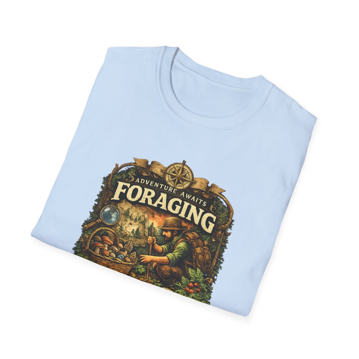 Foraging T-Shirt – 'Foraging: The Real Treasure Hunt' Outdoor Nature Tee