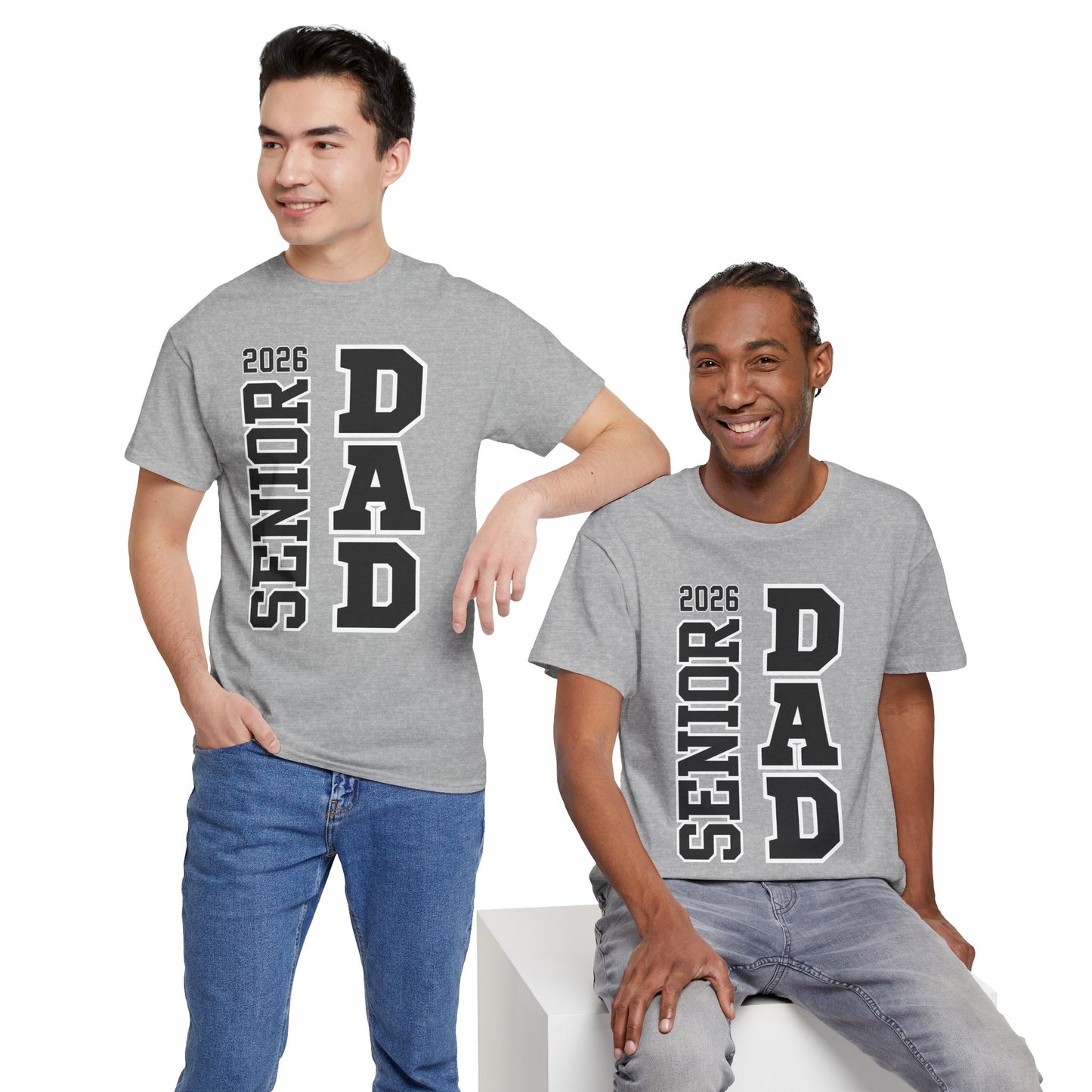 Senior Dad -Class of 2026 Graduation Tee, Unisex Heavy Cotton Shirt, Senior T-Shirt, Personalized Graduation Gift, Class Reunion Apparel, 2026 [...]