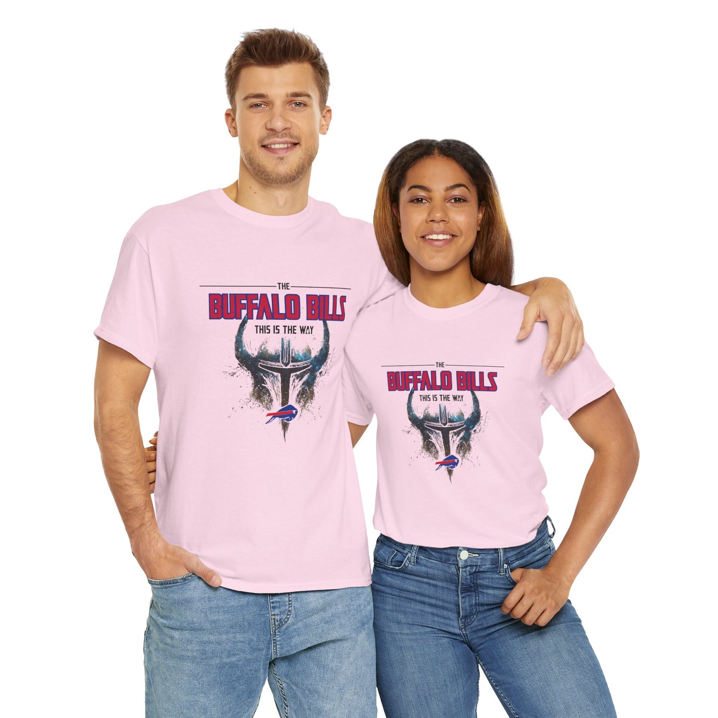 Buffalo Bills This Is The Way -Heavy Cotton Tee - Unisex Fan Shirt, Game Day Apparel, Sports Merchandise, Birthday Gift, Tailgate Outfit