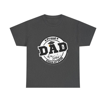 Senior Dad -Class of 2026 Graduation Tee, Unisex Heavy Cotton Shirt, Senior T-Shirt, Personalized Graduation Gift, Class Reunion Apparel, 2026 [...]