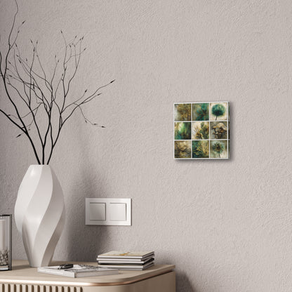 Natures Green Series #3 -Botanical Wall Art, Nature-Inspired Home Décor, Eco-Friendly Canvas Print, Greenery Art Piece, Living Room Wall Hanging