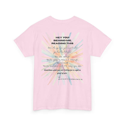 Here's Your Answer (colorful sunburst, motivational verse)