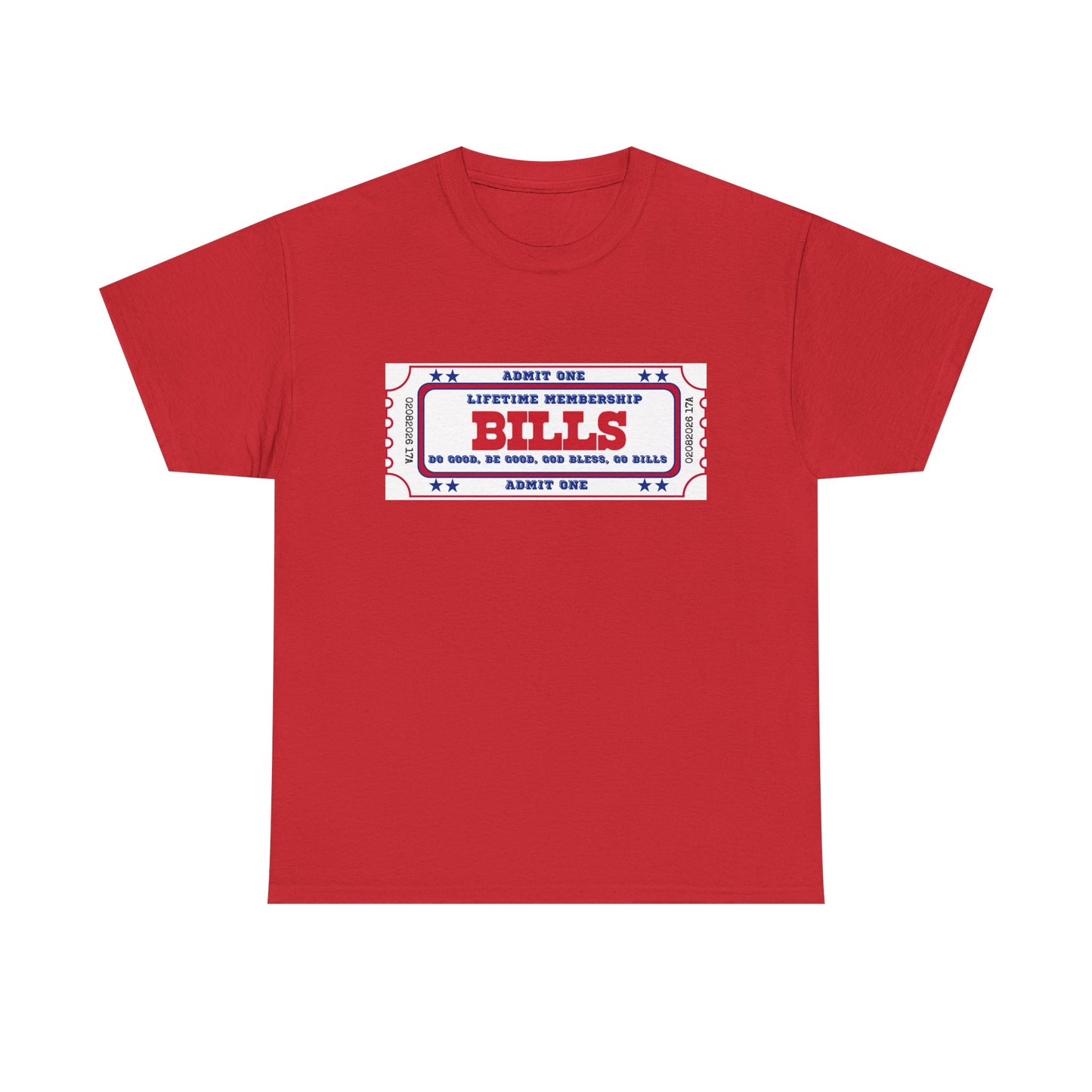 BILL Lifetime Membership - Retro Ticket Style Tee, Vintage Graphic T-Shirt, Casual Outing Shirt, Gift for Friends, Concert, Sports Event Apparel