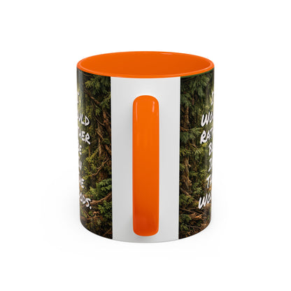 "My Spore Time Is Spent Mushroom Hunting" #2 Accent Coffee Mug (11/15oz)