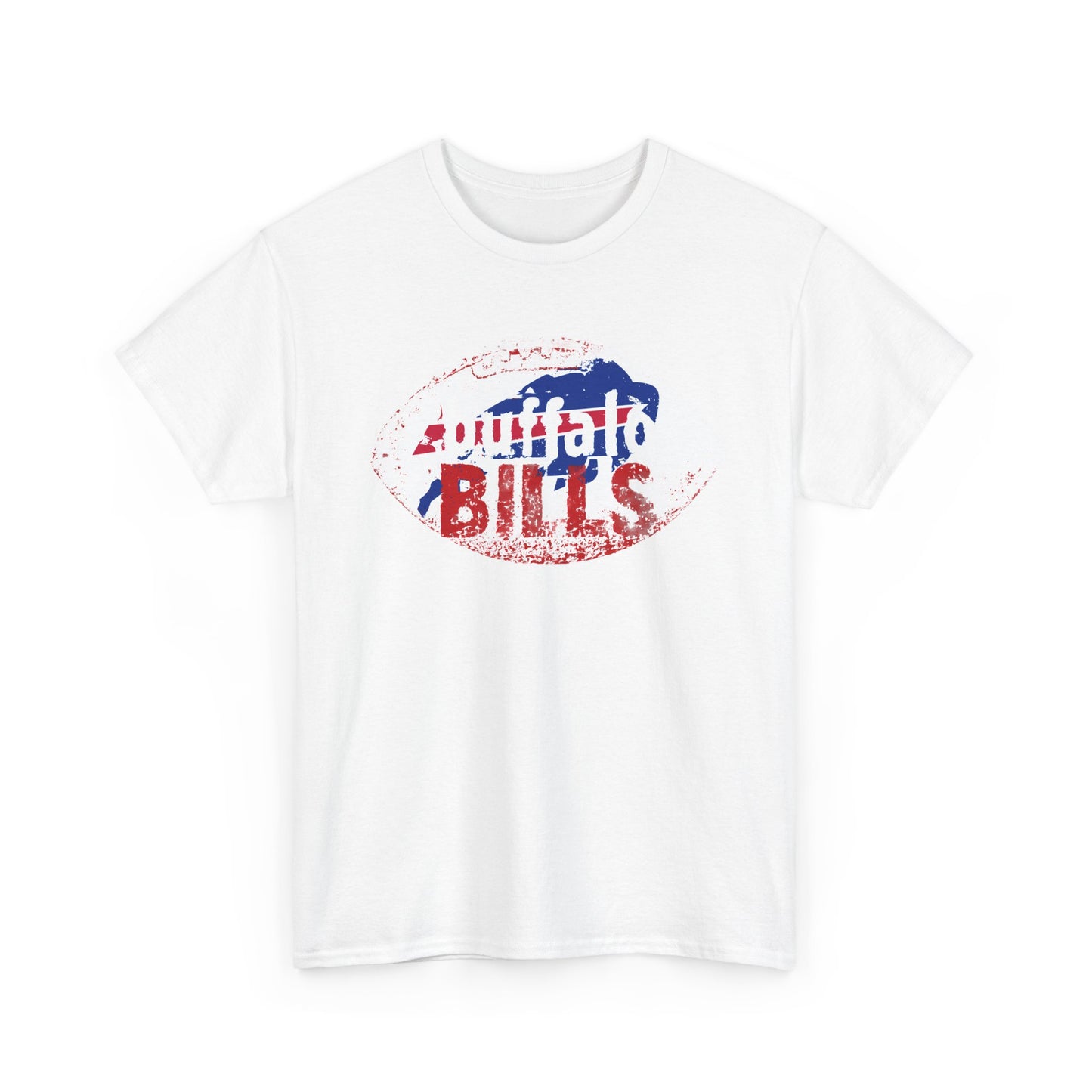 Buffalo Bills Football -Unisex Heavy Cotton Tee - Sports T-Shirt, NFL Fan Gear, Game Day Apparel, Gift for Him/Her, Athletic Wear