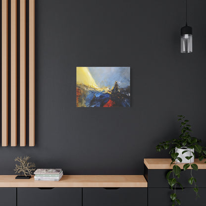 Path Revealed --Abstract Landscape Canvas Art, Colorful Wall Decor, Home Wall Art, Modern Art Print.