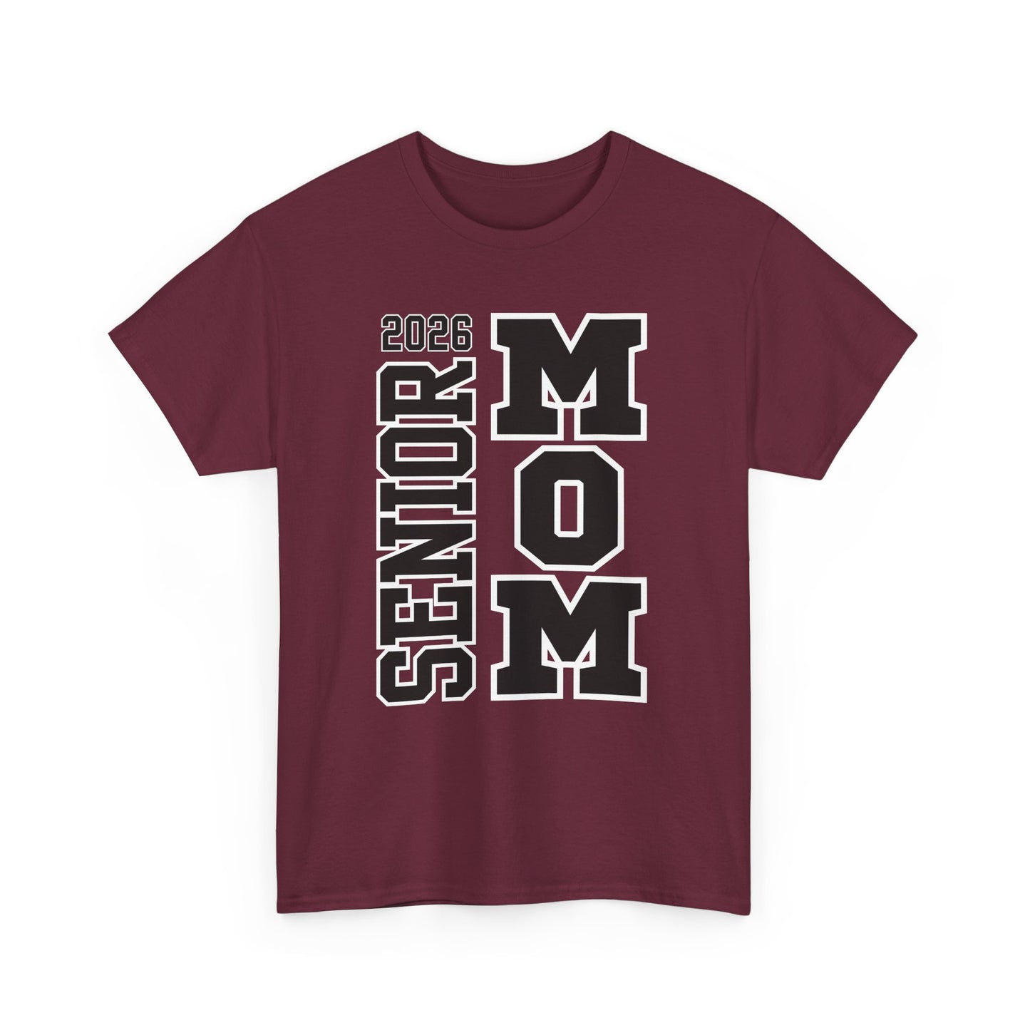Senior Mom-Class of 2026 Graduation Tee, Unisex Heavy Cotton Shirt, Senior T-Shirt, Personalized Graduation Gift, Class Reunion Apparel, 2026 [...]
