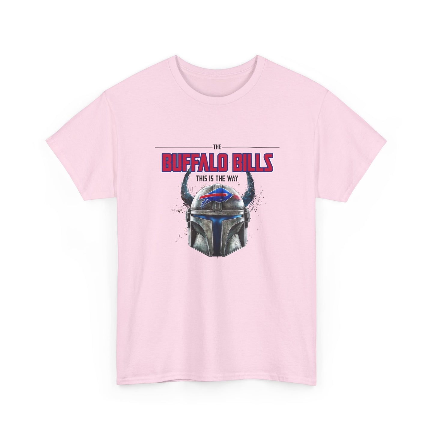 Bills This Is The Way -Heavy Cotton Tee - Unisex Fan Shirt, Game Day Apparel, Sports Merchandise, Birthday Gift, Tailgate Outfit