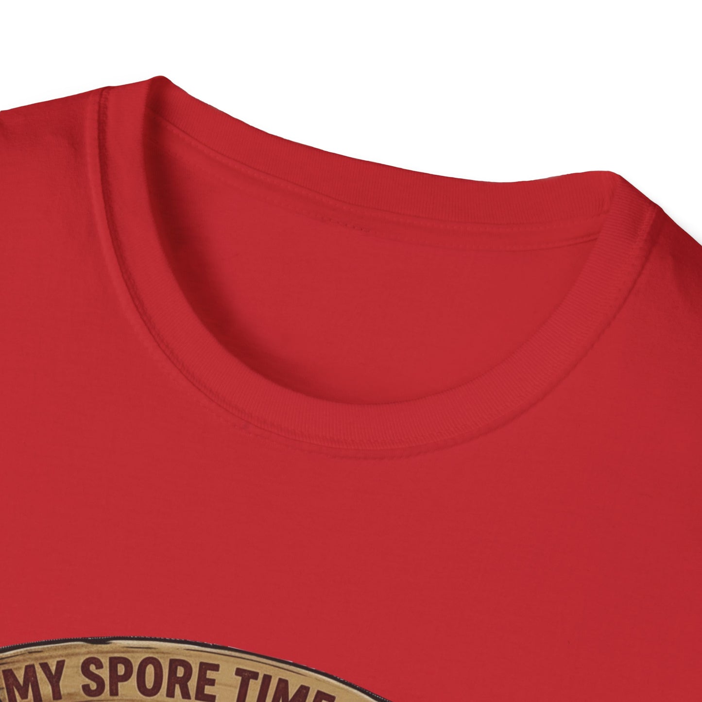 Mushroom Hunting T-Shirt — 'My Spore Time Is Spent' For Foragers & Outdoor Lovers