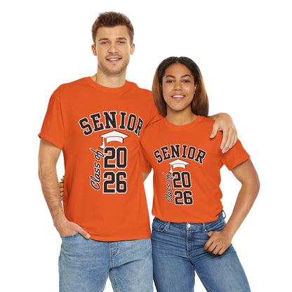 Class of 2026 Graduation Tee, Unisex Heavy Cotton Shirt, Senior T-Shirt, Personalized Graduation Gift, Class Reunion Apparel, 2026 [...]