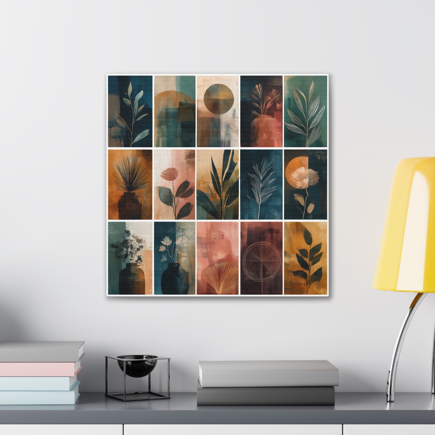 Natures Green Series #8 -Botanical Wall Art, Nature-Inspired Home Décor, Eco-Friendly Canvas Print, Greenery Art Piece, Living Room Wall Hanging