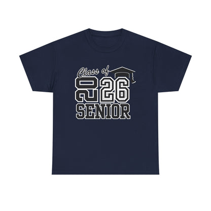 2026 Senior -Class of 2026 Graduation Tee, Unisex Heavy Cotton Shirt, Senior T-Shirt, Personalized Graduation Gift, Class Reunion Apparel, 2026 [...]