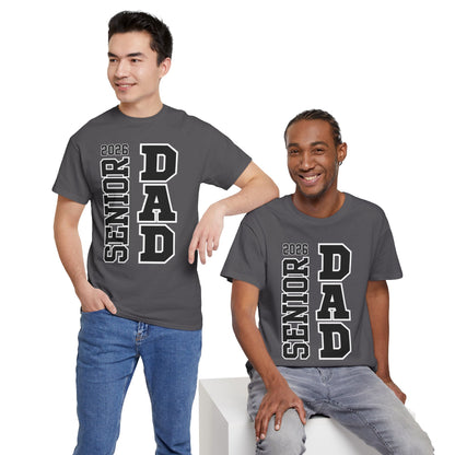 Senior Dad -Class of 2026 Graduation Tee, Unisex Heavy Cotton Shirt, Senior T-Shirt, Personalized Graduation Gift, Class Reunion Apparel, 2026 [...]