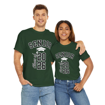 Class of 2026 Graduation Tee, Unisex Heavy Cotton Shirt, Senior T-Shirt, Personalized Graduation Gift, Class Reunion Apparel, 2026 [...]
