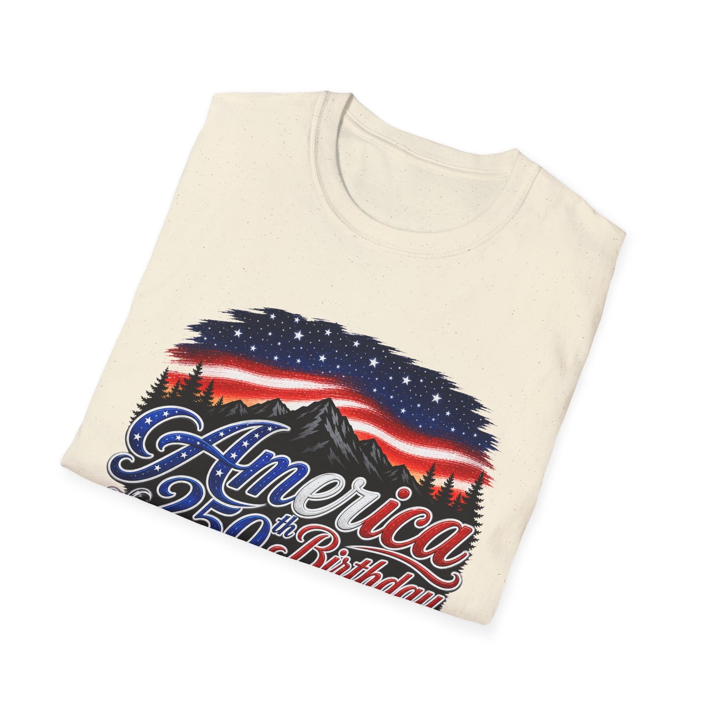America 250 Birthday T-Shirt – Patriotic USA Flag Design for Independence Day