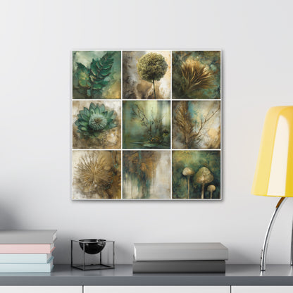 Natures Green Series #2 -Artistic Nature Canvas Wall Art, Plant Decor, Botanical Prints, Home Decor, Eco-Friendly Gift